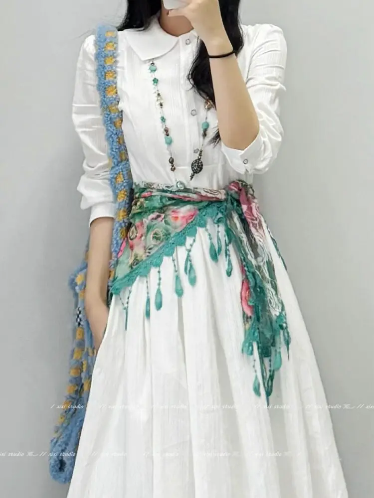 Boho Ethnic Floral Lace Tassel Triangle Waist Sash Belt 138cm Chic Layering Accessory For Women Dresses Jeans Casual Daily Wear