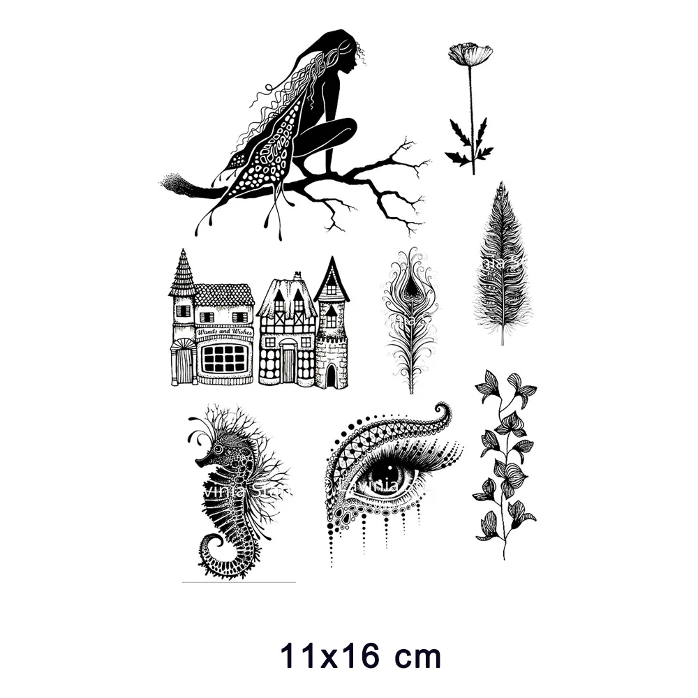 

Fairy 2025 Eyes Rubber Clear Stamps for DIY Craft Making Greeting Card Scrapbooking Photo Album Decorative Sheets Seal Stamp