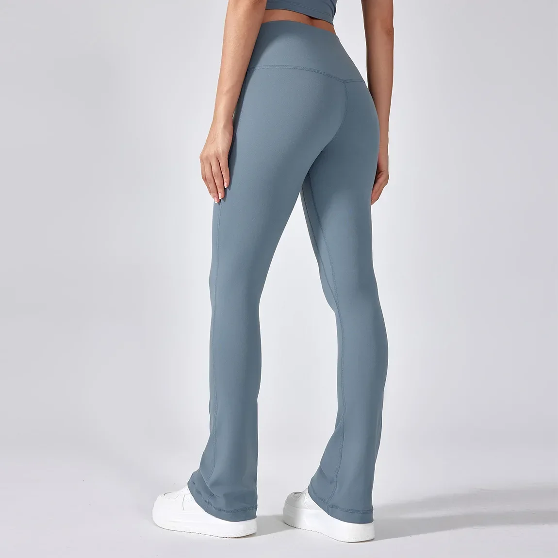 Dupe High Waist Mini Flare Women Pant 32'' Buttery-soft Feels Weightless 4 Way Stretch Yoga Leggings Sculpt Flare Skinny Tights