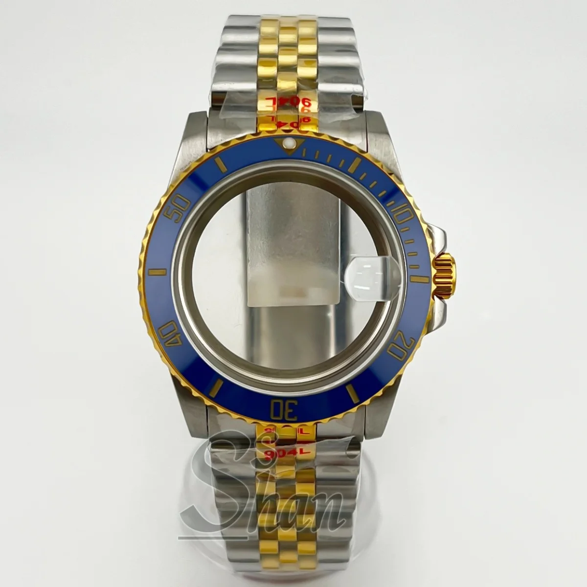 38MM/36MM NH34 NH35 NH36 NH39 NH80 NH70 ETA2824 PT5000 Movement Two-Tone Gold Bracelet GMT SUB Case Ceramic Bezel Sapphire Glass