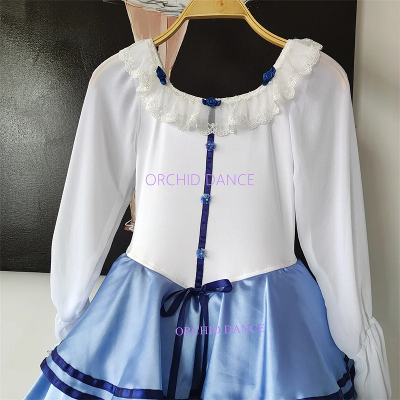 Professional Custom Size Custom Color Kids Girls Adult The Talisman Performance Wear  Blue Ballet Lyrical Cupid Dress