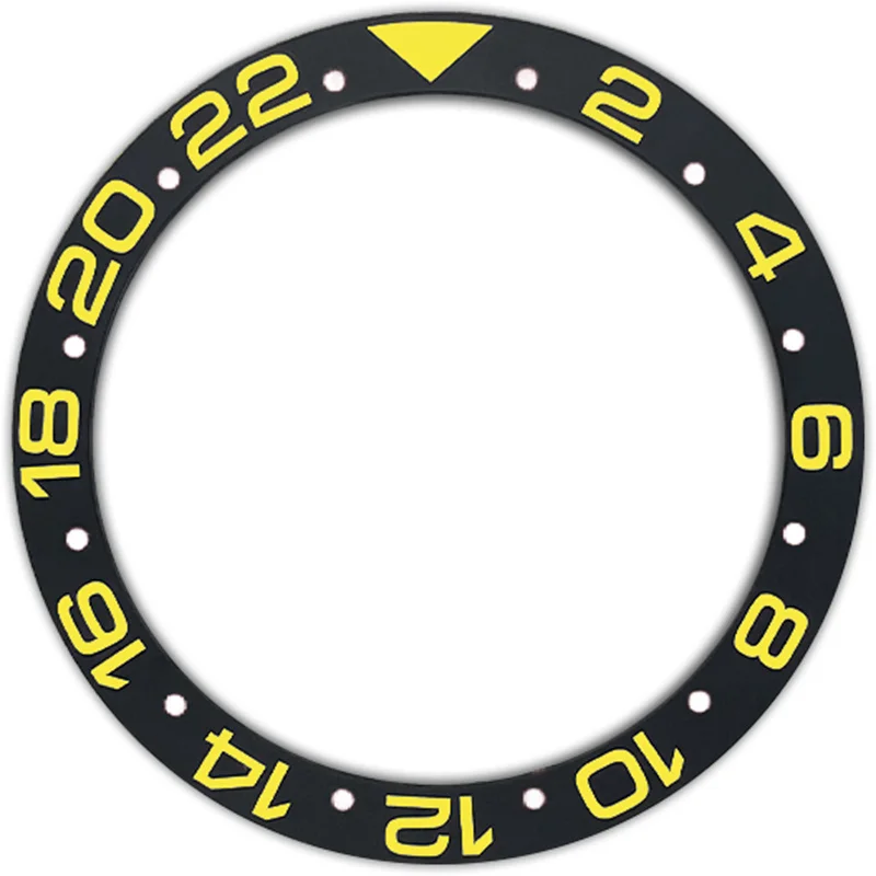 38mm x 30.7mm Ceramic Watch Bezel Insert Glossy Anti-Rust Anti-Fade For SKX007 SRPD Sub Diver Watch Mod Replacement Parts