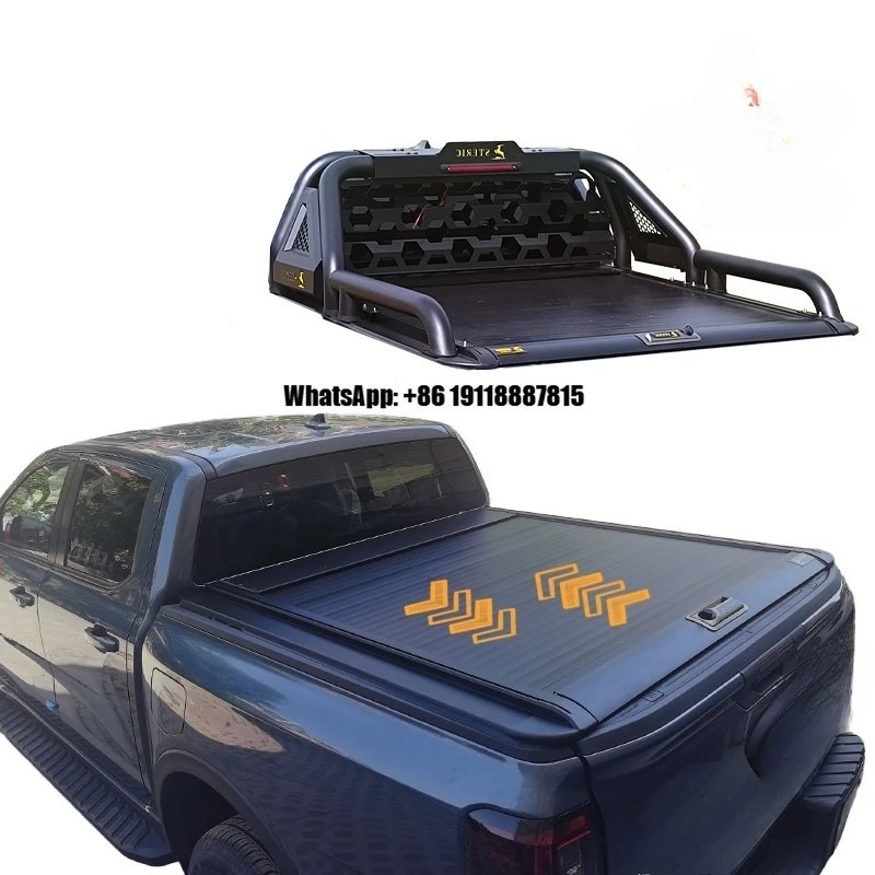 

For Ford Tonneau Cover for Pickup Truck Aluminum Alloy Anti Rollover Pickup Truck Bed Cover Frame for Ford Raptor