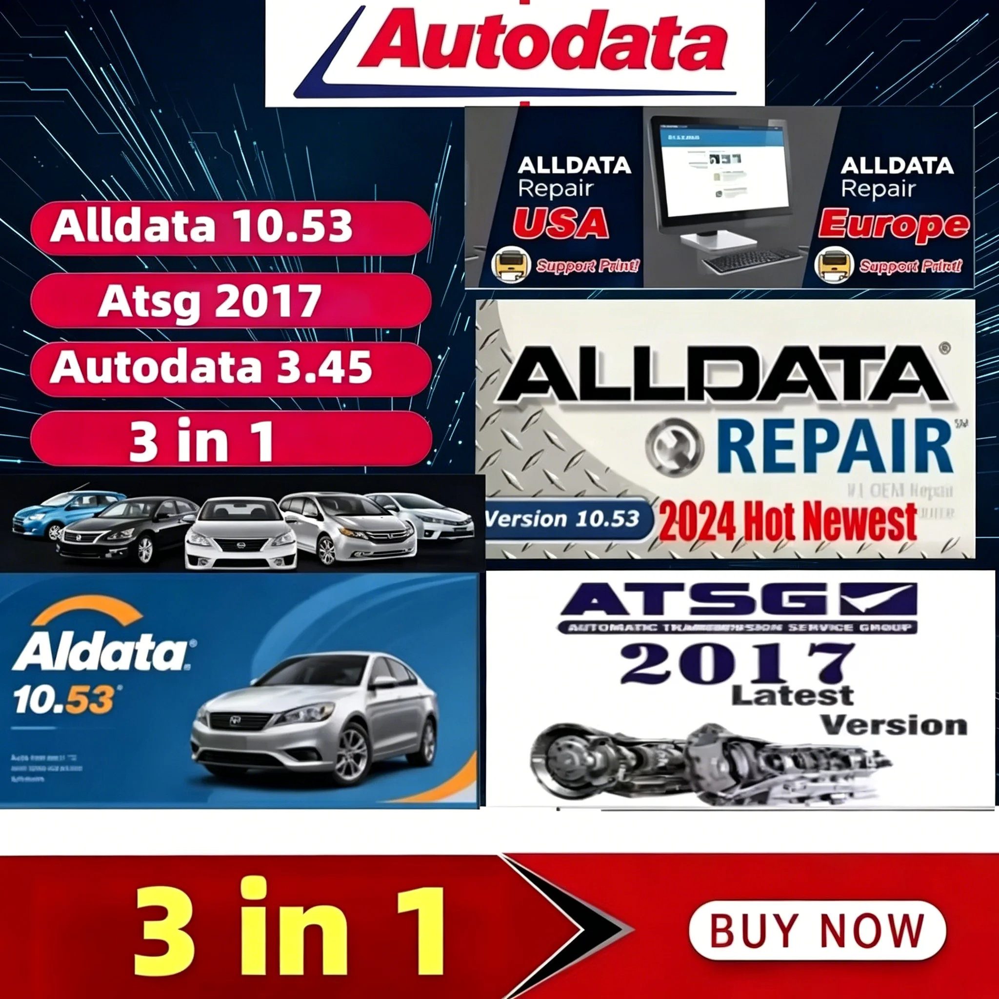 

Newest alldata 10.53 link Auto data 3.45 ATSG software auto repair alldata software All data car software with Wiring diagram