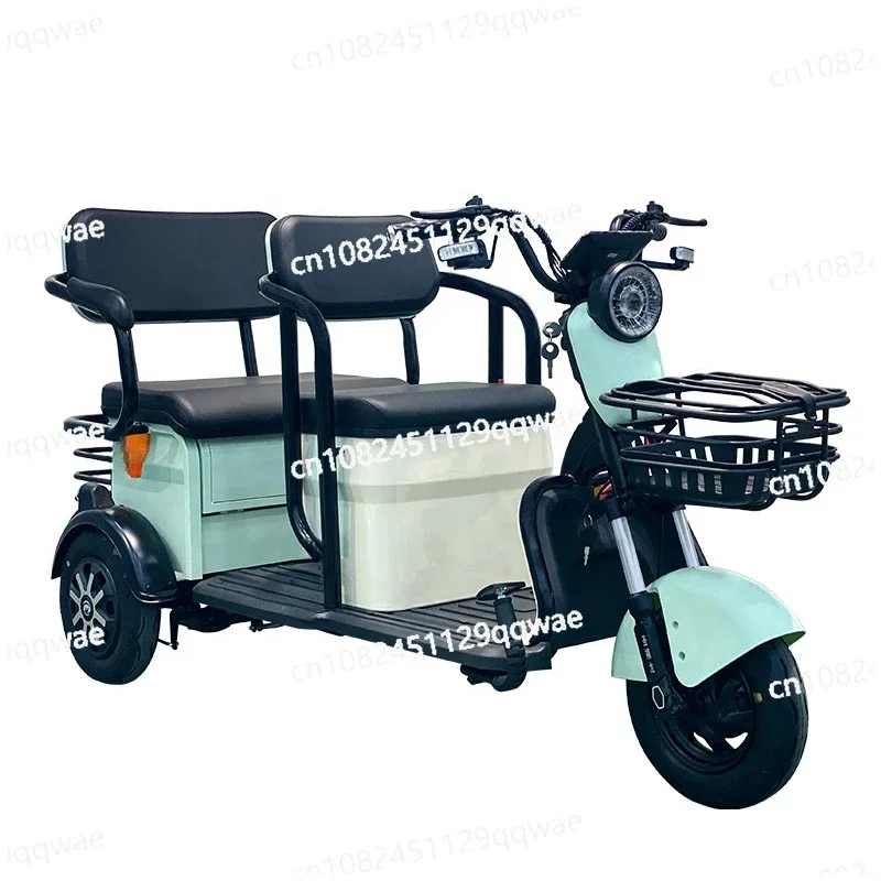 Elderly and Disabled People Tricycle, Three Wheel Electric Scooter for Passenger, 800W