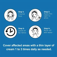 Crème pour le visage au soufre, unifie le teint, élimine les taches brunes et la terneur - Non grasse, convient aux hommes et aux femmes - Crème éclaircissante et hydratante, pour usage de jour et de nuit - 60g 5