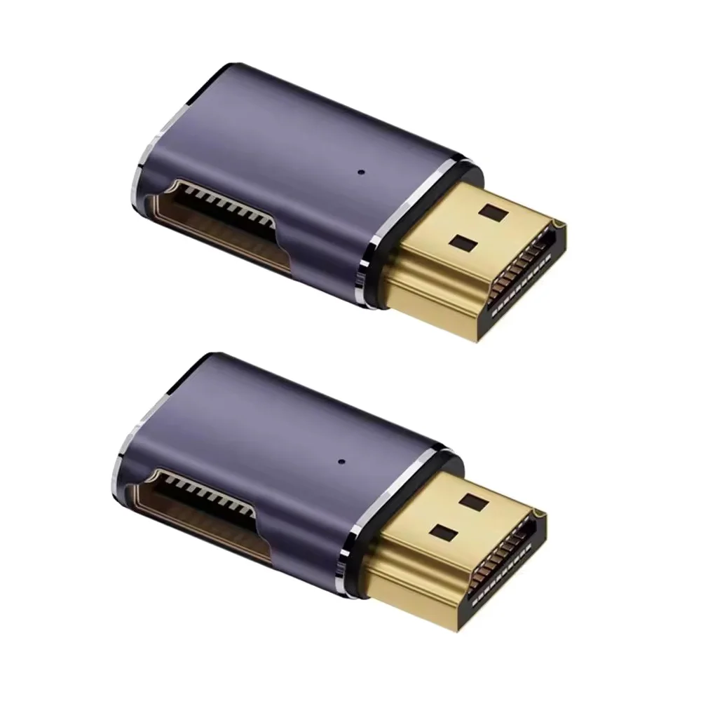 HDMI 2.1 90-degree left angle adapter A8K-03 8K HD 48Gbps for gaming/wall-mounted TVs For PS4 PS5 HDTV Computer Laptop Monitor view 3