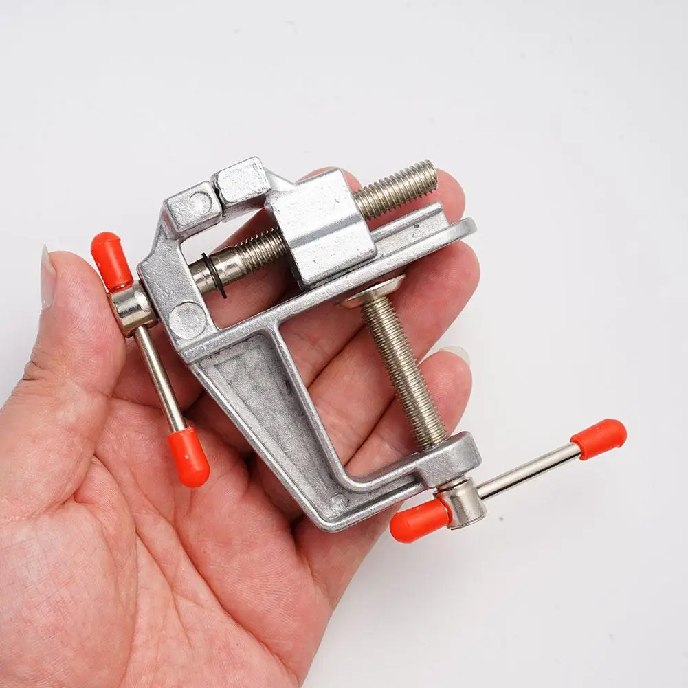 New Mini Bench Vise Muliti-Funcational Aluminum Miniature On Pliers Jewelers Small Clamp Tool Hobby Flat Vice Table