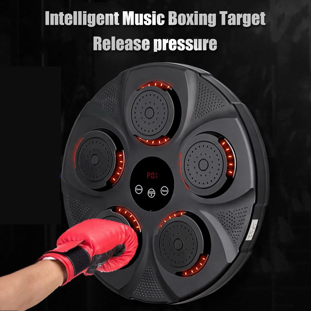 Intelligent Music Boxing Machine Electronic Boxing Practice Wall Target Sandbag Hanging Sanda Training for Boxing Reaction Sport