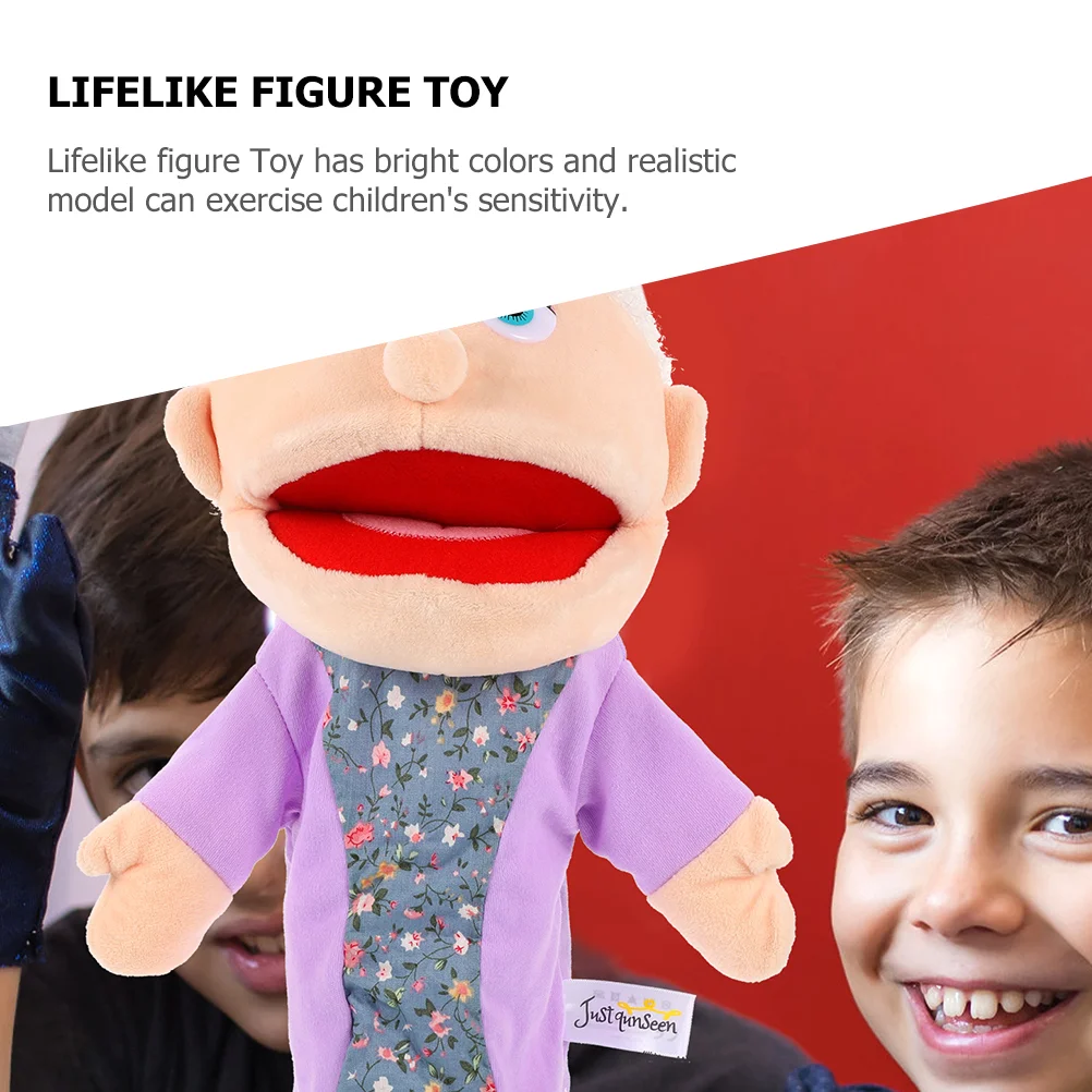 2 pezzi personaggio burattino a mano bambole figura per bambini burattini puzzle bambini adulti cotone realistico educativo