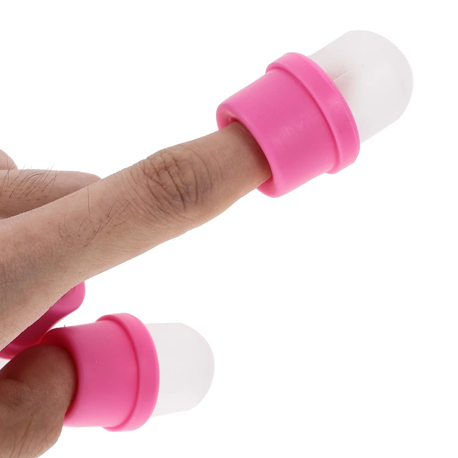 20개 네일 소커 리무버 캡 재사용 가능한 레진 글루 소재 일상 매니큐어 젤 폴리쉬 제거 도구 네일 아트용