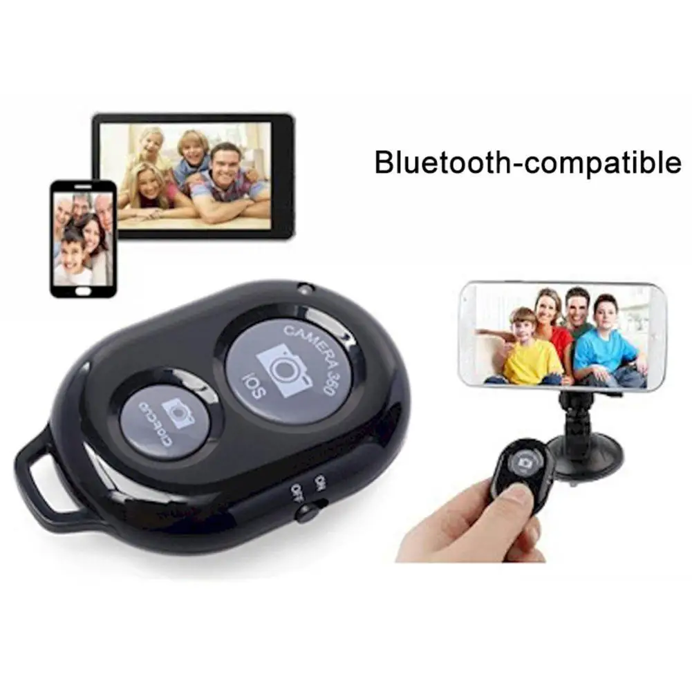 

Mini Camera Bluetooth-compatible Remote Controller Photo Shutter Release Button Phone Selfie For IOS/Android Smartphones N EWW