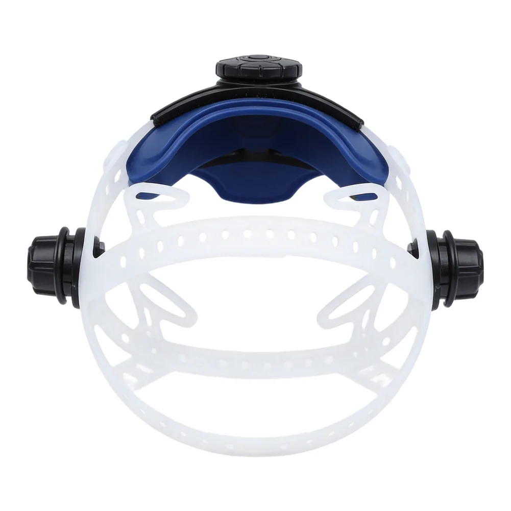 White Headband Headband ABS Material Humanized Design 11 X 7 9 X 4 7 Inches Adjustable Design For Darkening Welding