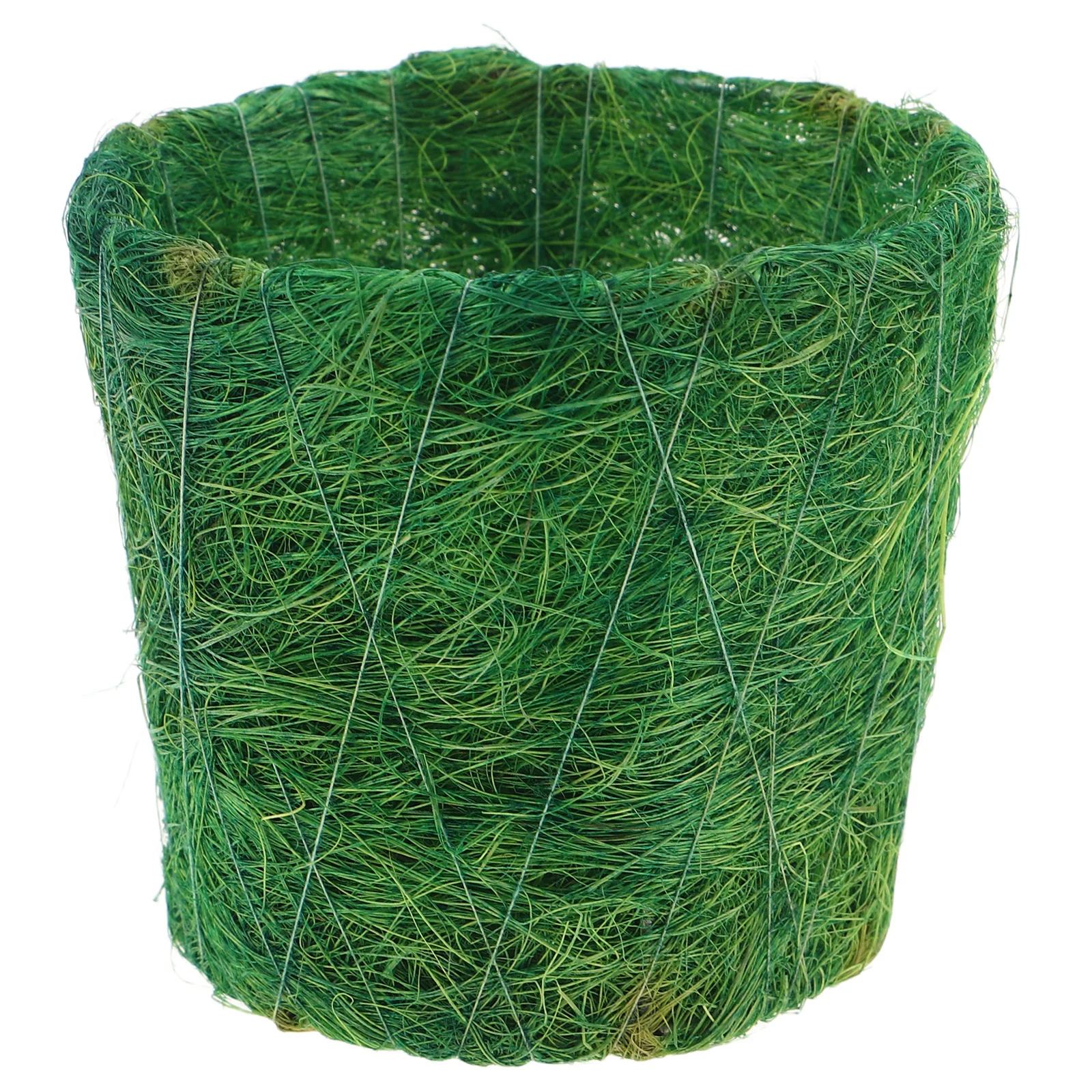 

Round Woven Succulent Planter Basket Natural Coir Fiber Cactus Pot For Indoor Desktop Decor, Small Flower Plant Container,