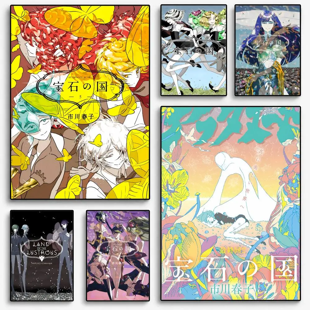 anime l-Lands of the Lustrous Poster Room Home Decoration Interior Wall Art Printing Garage Posters Gift