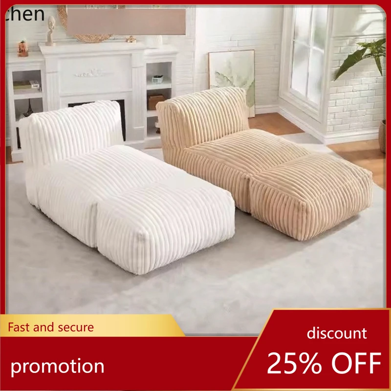 HXL Full Sponge Single Sofa Vacuum Compression Living Room Fabric Sofa
