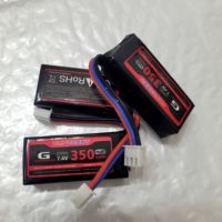 OMPHOBBY M1 Drone Original Battery Spare Part 7.4V 350mAh 50C OSHM1024 Battery Part for RC Helicopter Battery Accessory 1/2/3PCS