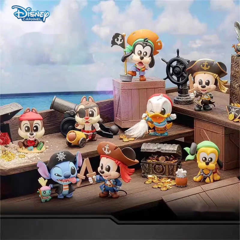 

Disney Hot Toys Mickey Mouse & Friends (Pirate Version) Mini Figure Blind Box Cosbi Series Collectible Edition Toys Kids Gifts