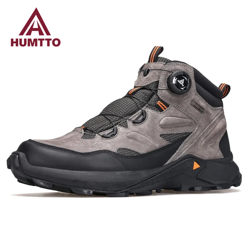 Humtto Trekking stiefel für Männer Luxus Designer Wanderschuhe Outdoor Kletter schuhe Herren Sport Sicherheit Arbeit Leder Stiefeletten