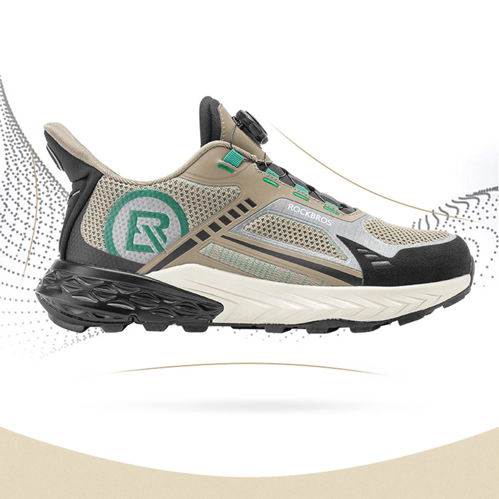 Rotacyjne buty sportowe ROCKBROS, męskie trampki outdoorowe, antypoślizgowe buty do biegania terenowe, odporne na zużycie buty rowerowe i