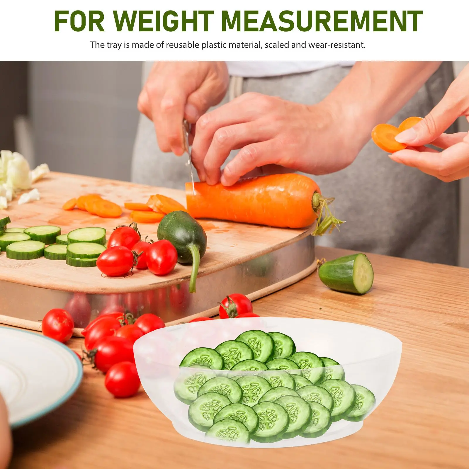 Waage Pan Elektronische Waage Boote Tablett Rack Lagerung Küche Kunststoff Liefert