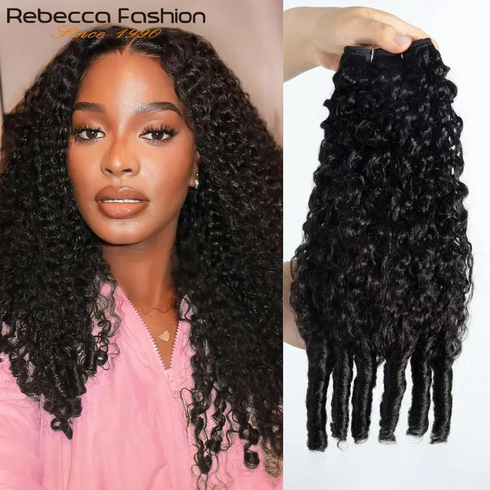 

30 Inch 12A Burmese Curly Burmese Human Hair Bundles Double Drawn Spiral Deep Wave Water Wave Remy Sew In Hair Extensions