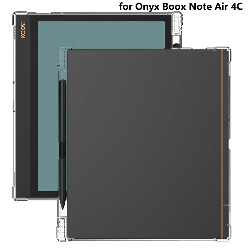 透明な耐衝撃性TPUバックカバー,耐衝撃性保護シェル,柔軟なソフトカバー,オニキスブーックスノートエア4 c 4c
