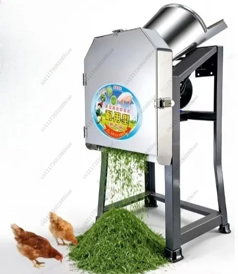 Grass Chopper Crusher for Chicken, Duck and Cattle, Grass Chopper, Small Household Straw, Pig Grass and Vegetable Chopper