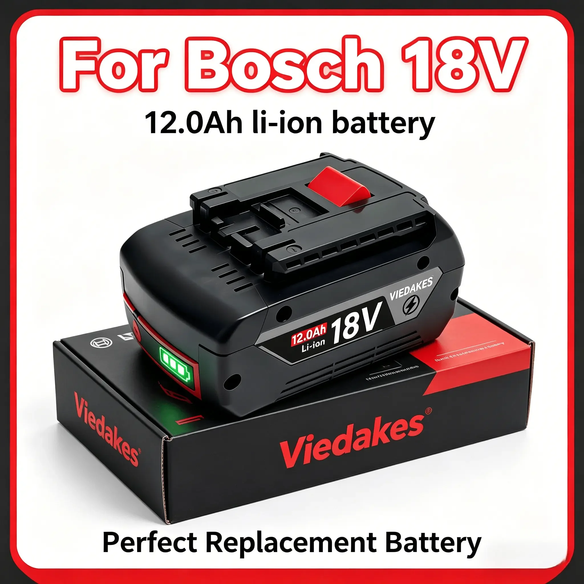 

For Bosch 18V Battery Anti Explosion Safe System BAT610G High Output Performance 보쉬밧데리 for bosch battery