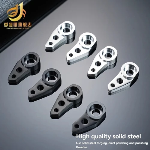 Imagen 2 del producto Para Tissot Racing T115 Serie T 115417 Una correa de reloj de acero inoxidable con doble orificio, protección para los oídos, accesorios de fijación de biela