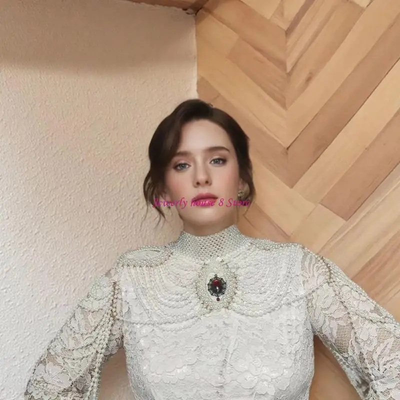 إكسسوار مجوهرات لقلادة من اللؤلؤ والشرابات الحديثة لأنماط فريدة