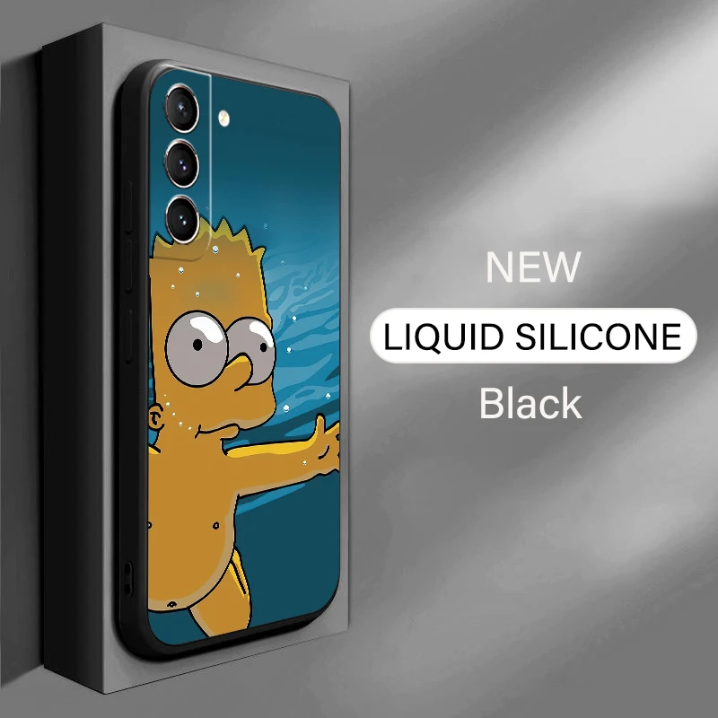 Disney The Simpsons Cartoon For Samsung Galaxy S24 S23 S22 S21 S20 Ultra S10 Plus S23 S21 S20 FE Phone Case Carcasa