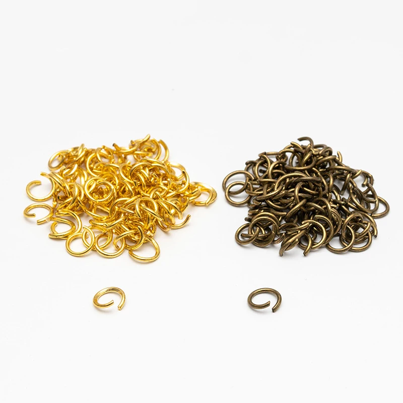 100Pcs Open Jump Rings for Jewelry Making, Open Jump Rings for Jewelry Making Supplies, Crafts and Keychains