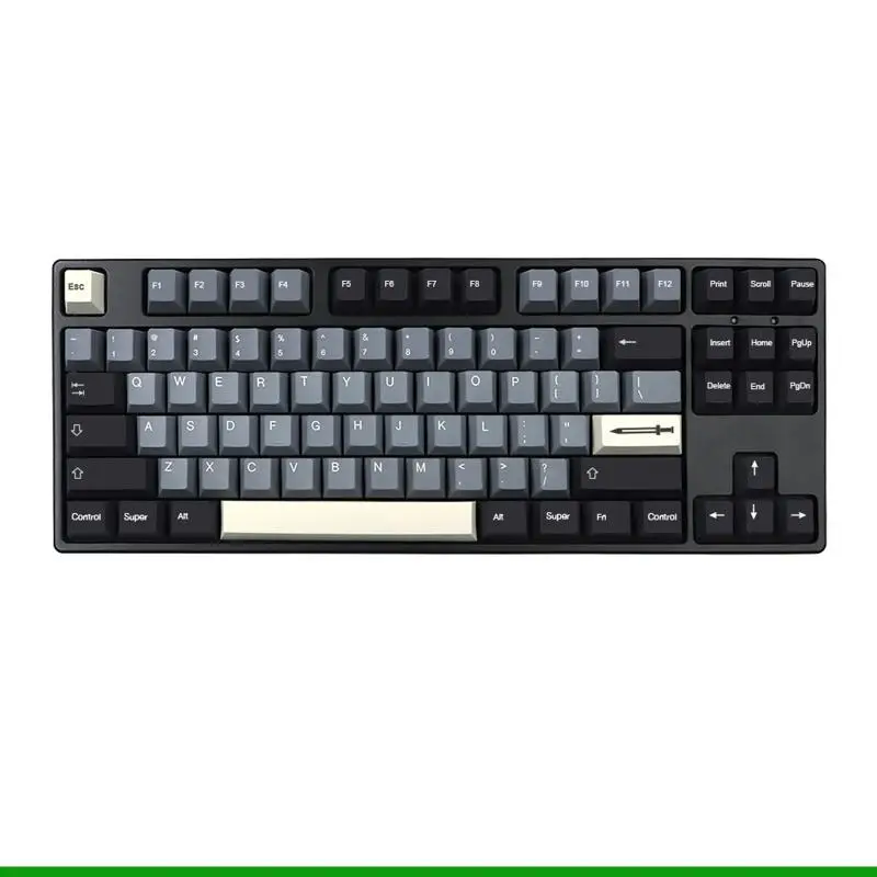 U55C 134 Pieces PBT Keycap Cherry Profile DYE-SUB Keycap For Cherry MX Switch Mechanical Keyboard DZ60 GK61 SK61 Keycaps