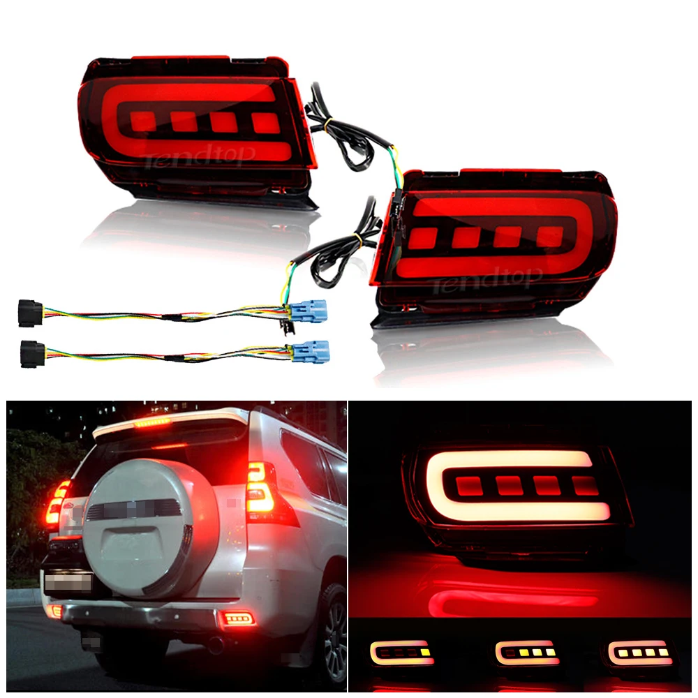 

LED Tail Lamp Stop Brake Lamp for Toyota Land Cruiser Prado 150 LC150 FJ150 GRJ 150 Rear Brake Fog Blinker Turn signal Lights