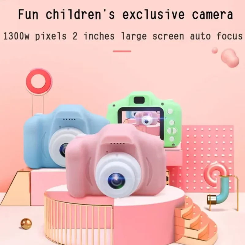 Children Digital Cameras 1080P HD Camera Video Toys 2 Inch Color Display Outdoor Camera SLR Camera Kid Toy