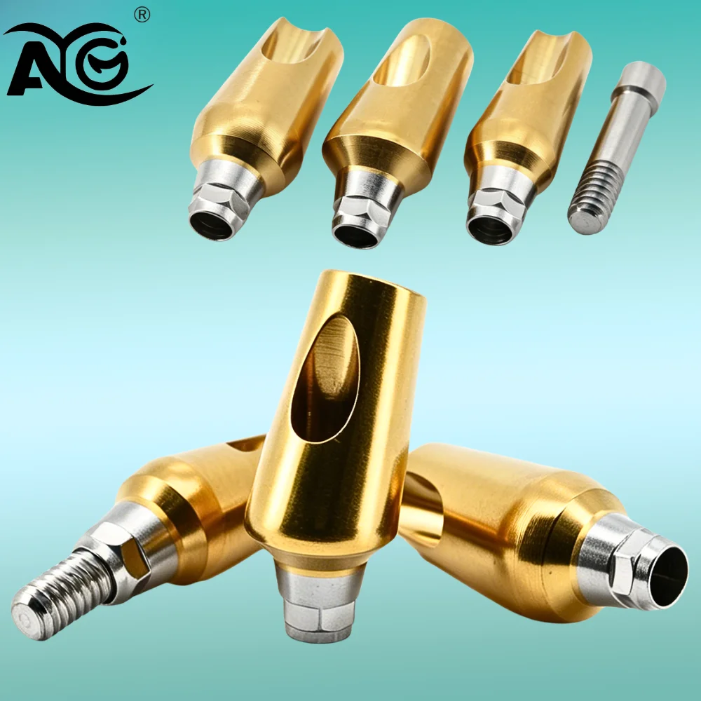 AG Dental Suitable for Repairing Temporary Pedestal Titanium Alloy with Dentium Finished Right Angle Screws