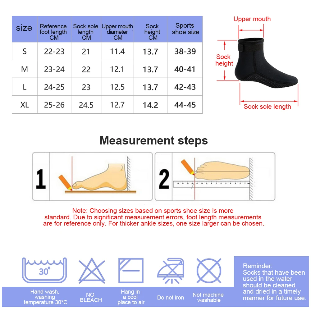 3mm skarpetki do wody antypoślizgowe skarpetki do siatkówki plażowej termiczny kombinezon obuwie do nurkowania nurkowanie z rurką kajakarstwo