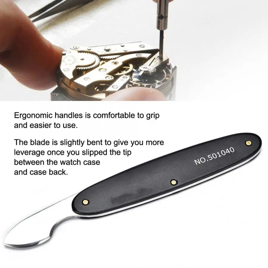 Professional Watch Opener Back Case Cover Remover Pry Knife High-speed Steel Watch Battery Change Repairing Tools for Watchmaker