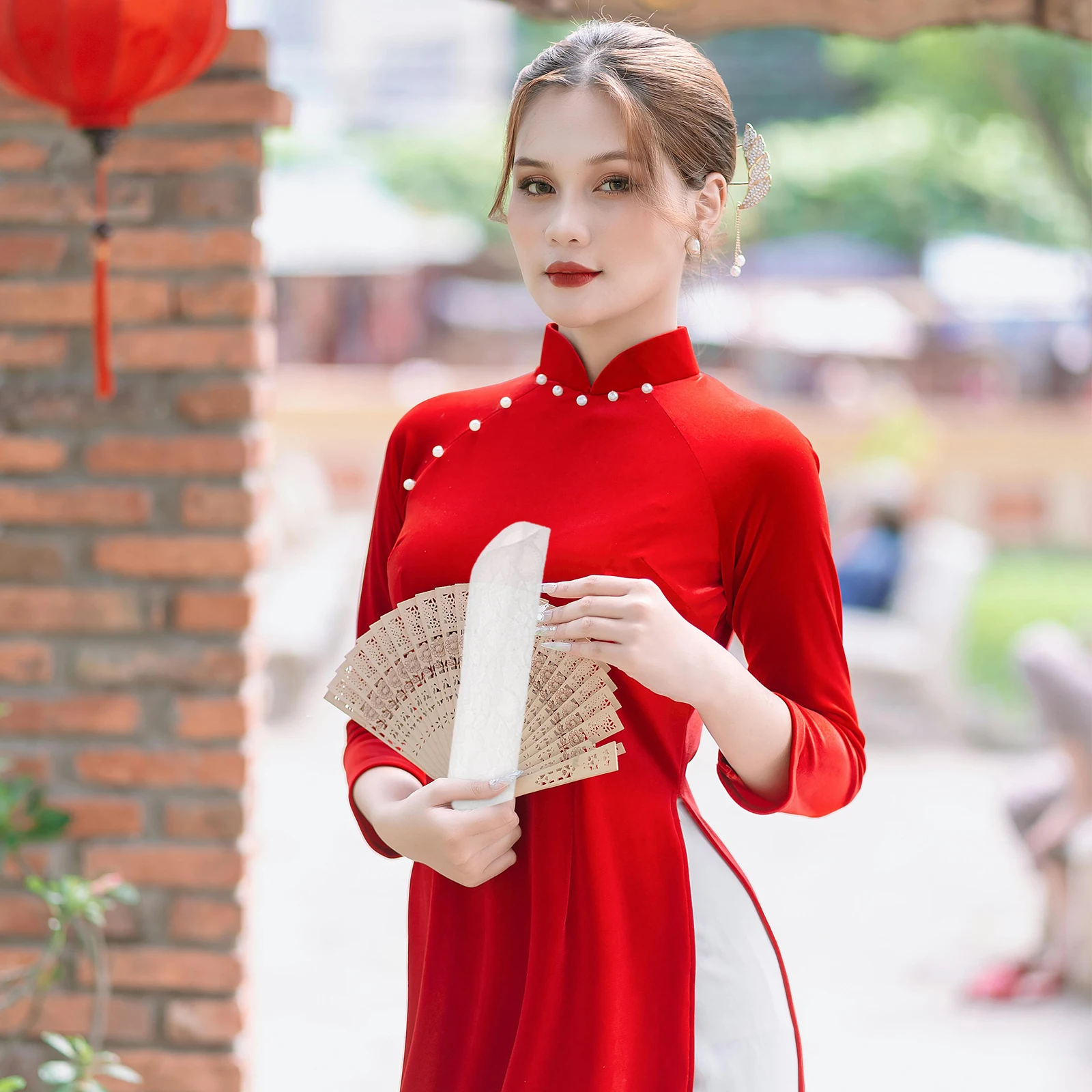 

1pc Folding Fan Bag Lace Handheld Paper Fan Storage Pouch Organizer Protective Cover Gift Packaging Small Jewelry Bag