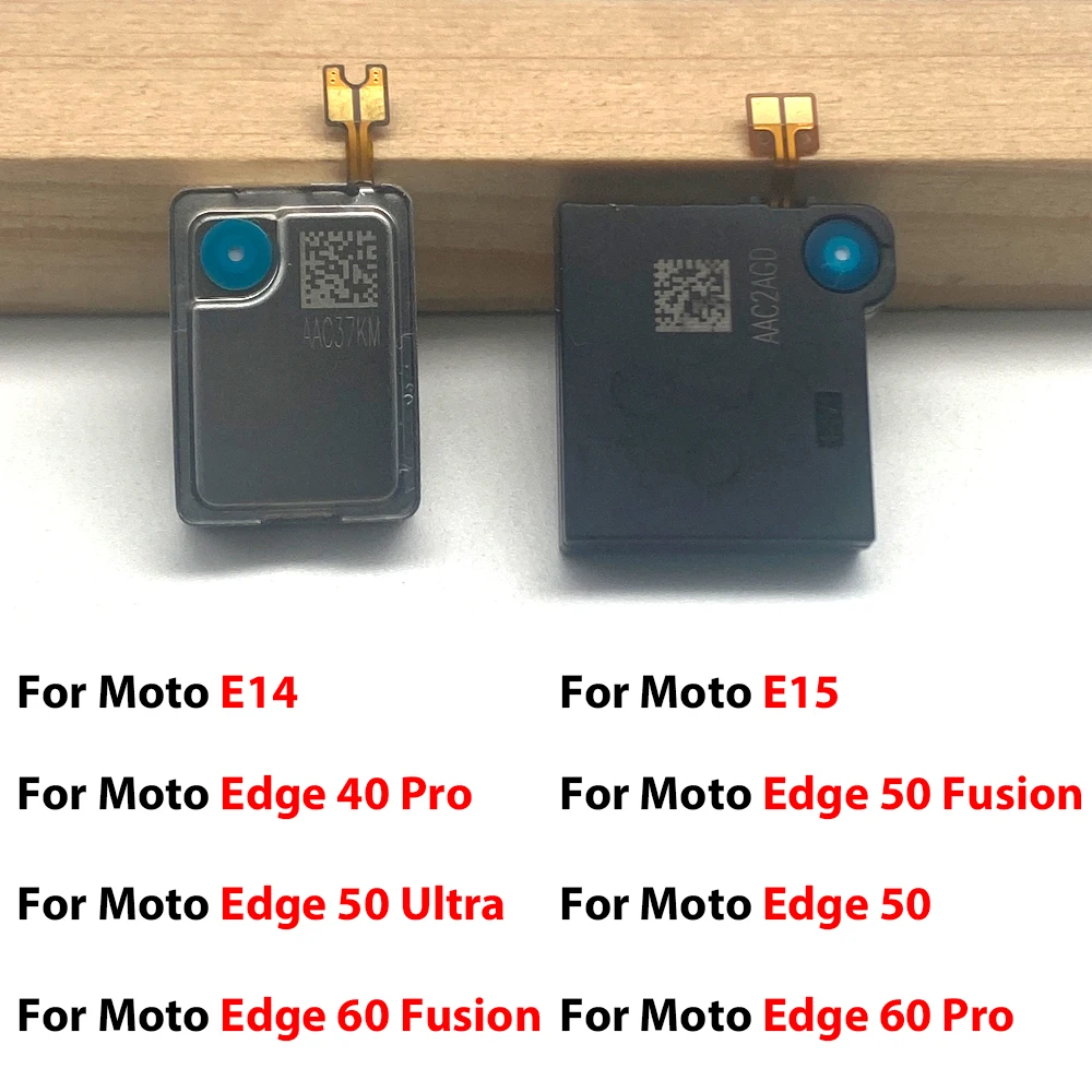 Earpiece top Speaker Sound Receiver headphone earphone Flex Cable For Motorola Moto E14 E15 Edge 50 60 Pro Ultra Stylus Fusion