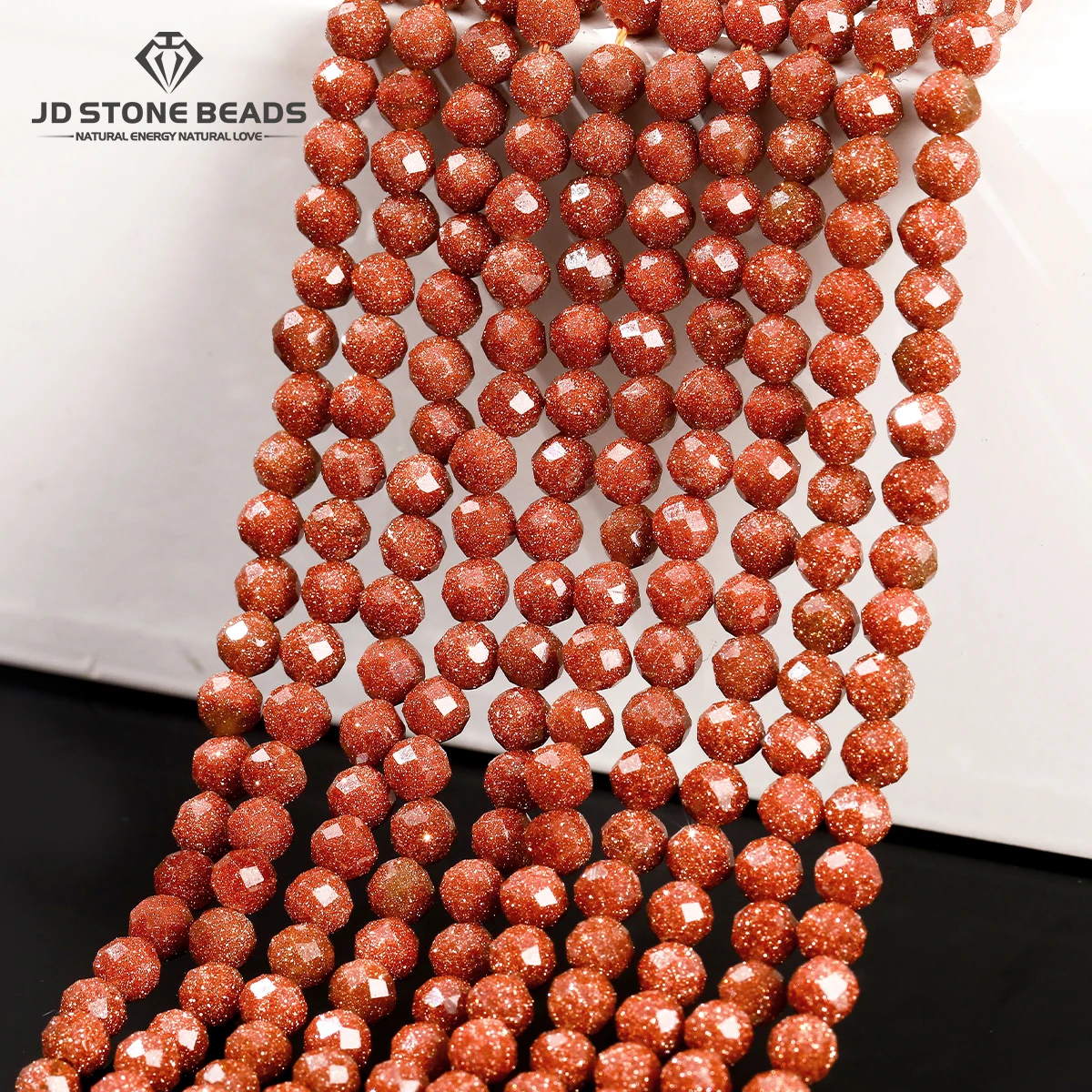 2 3 4mm Synthetic Faceted Golden Sandstone Beads Loose Spacer Seed Small Bead for Jewelry Making Diy Necklace Bracelet Accessory
