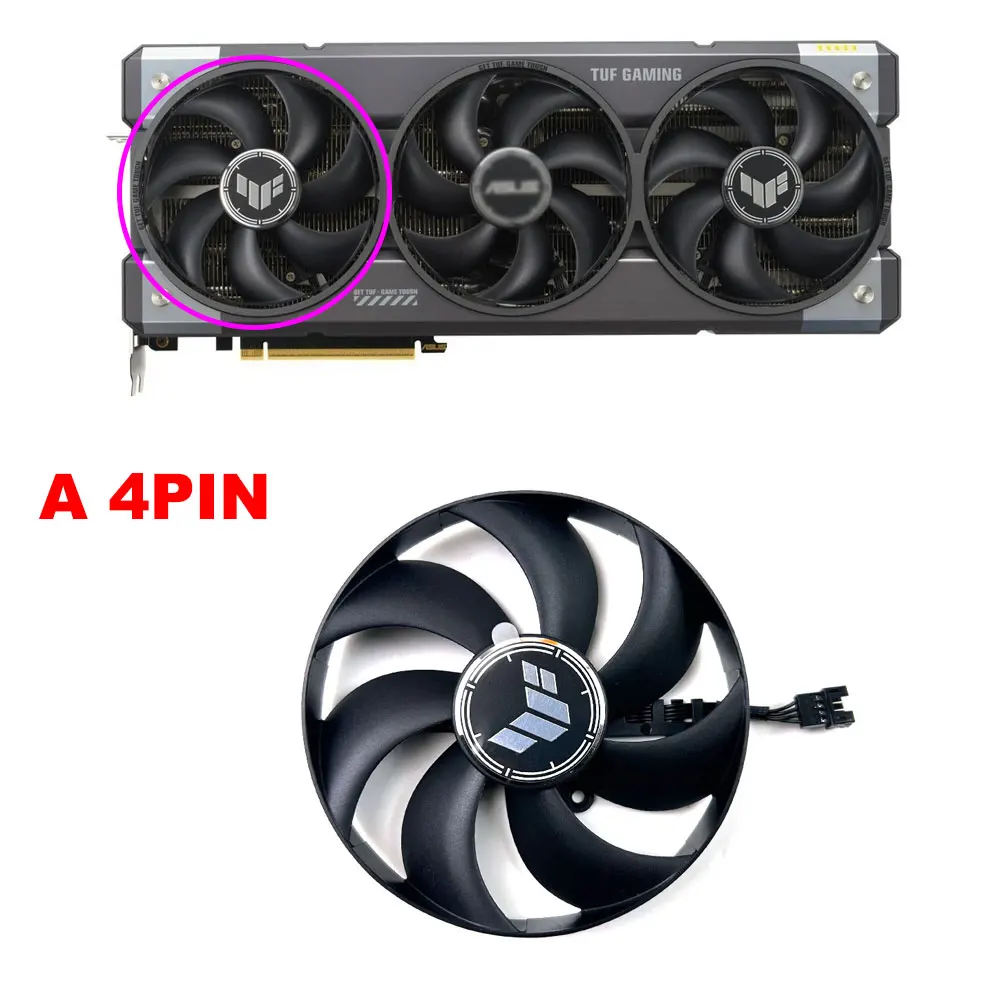 Replacement Graphics Card Fan 104MM T129215BU For ASUS TUF GAMING RTX5080 O16G GAMING RTX5090 D O32G GAMING video card fans