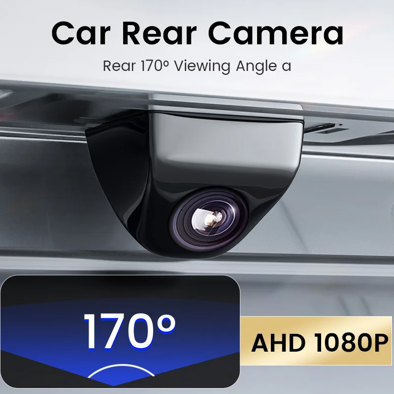 

1920x1080 Car Rear View Camera IP68 Waterproof Lens 170 degree Wide-angle Lightless Night Vision Vehicle Rearview Backup Camera