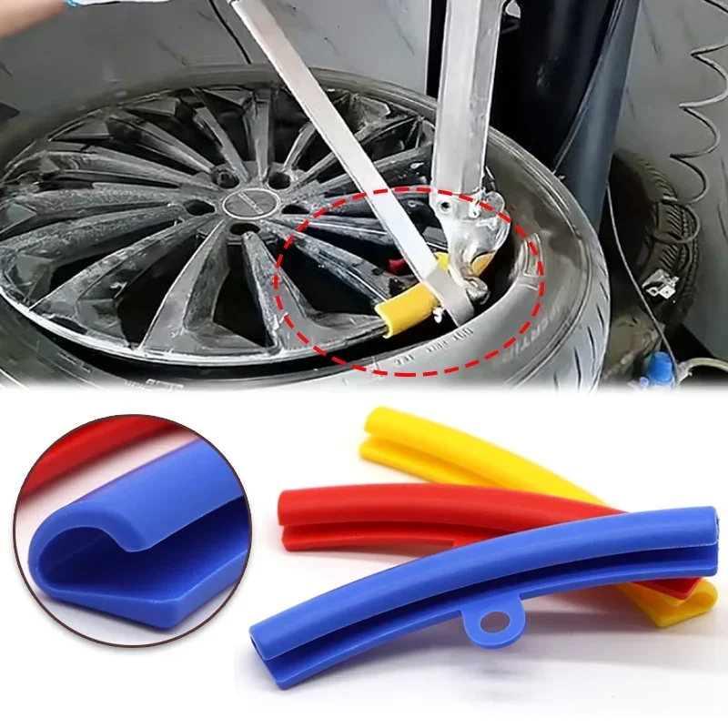 1/5PC Manicotto protettivo per anello in acciaio per ruota per auto Protezione per cerchione automatico per accessori per pneumatici per cerchione di protezione per ruota per bici da auto