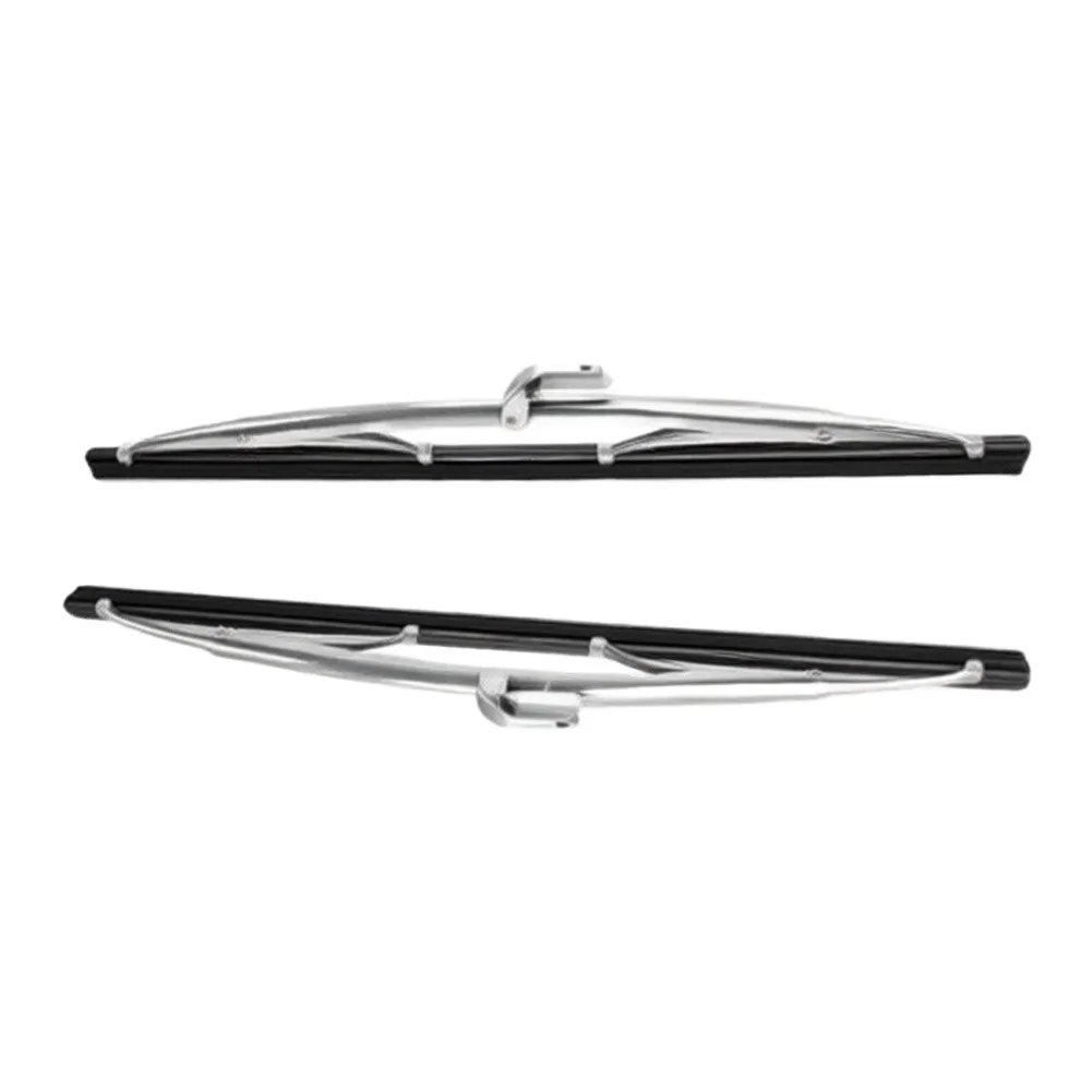 2Pcs 13 Inch 7mm \Pin Slot \Stainless \Steel Wiper Blade For Car Windshield Wiper Arms Replacement Windscreen Wipers Parts