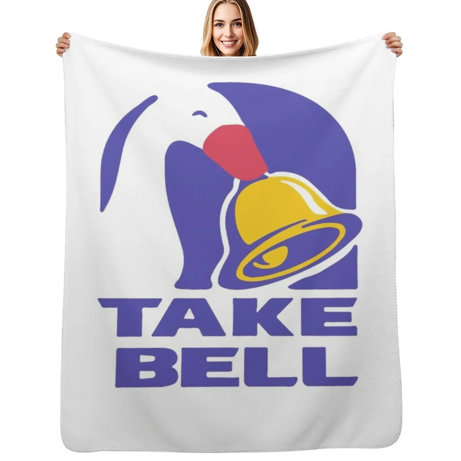 

Goose TAKE BELL Taco Bell Goose Meme Illustration Throw Blanket Kid'S Thins for sofa Bed covers Blanket