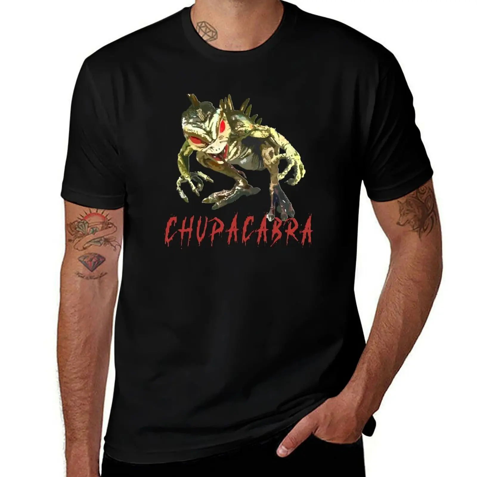 

Chupacabra T-Shirt man graphic t shirt t shirt man plain anime t shirts oversize T-Shirt