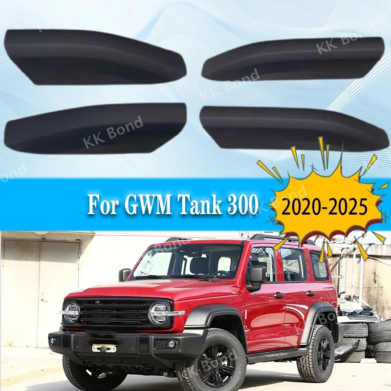 

Для GWM Tank 300 2020 2021 2022 2024 2025 передняя и задняя багажник на крышу, дорожная крышка, рельсовый конец, автомобильные аксессуары