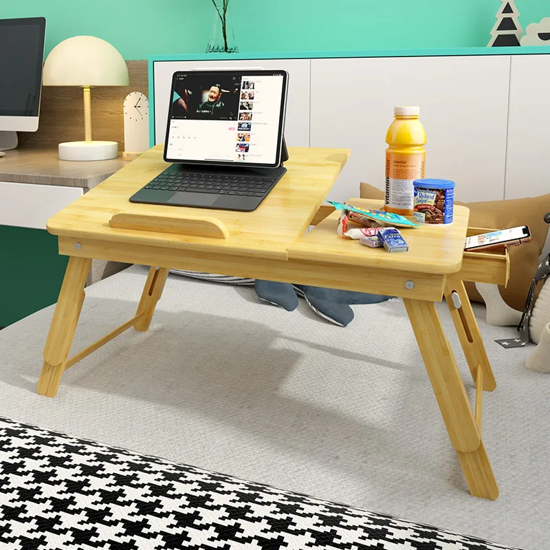 

Computer desk simple household student bedroom small table folding bed desk e****mical writing table bay window available